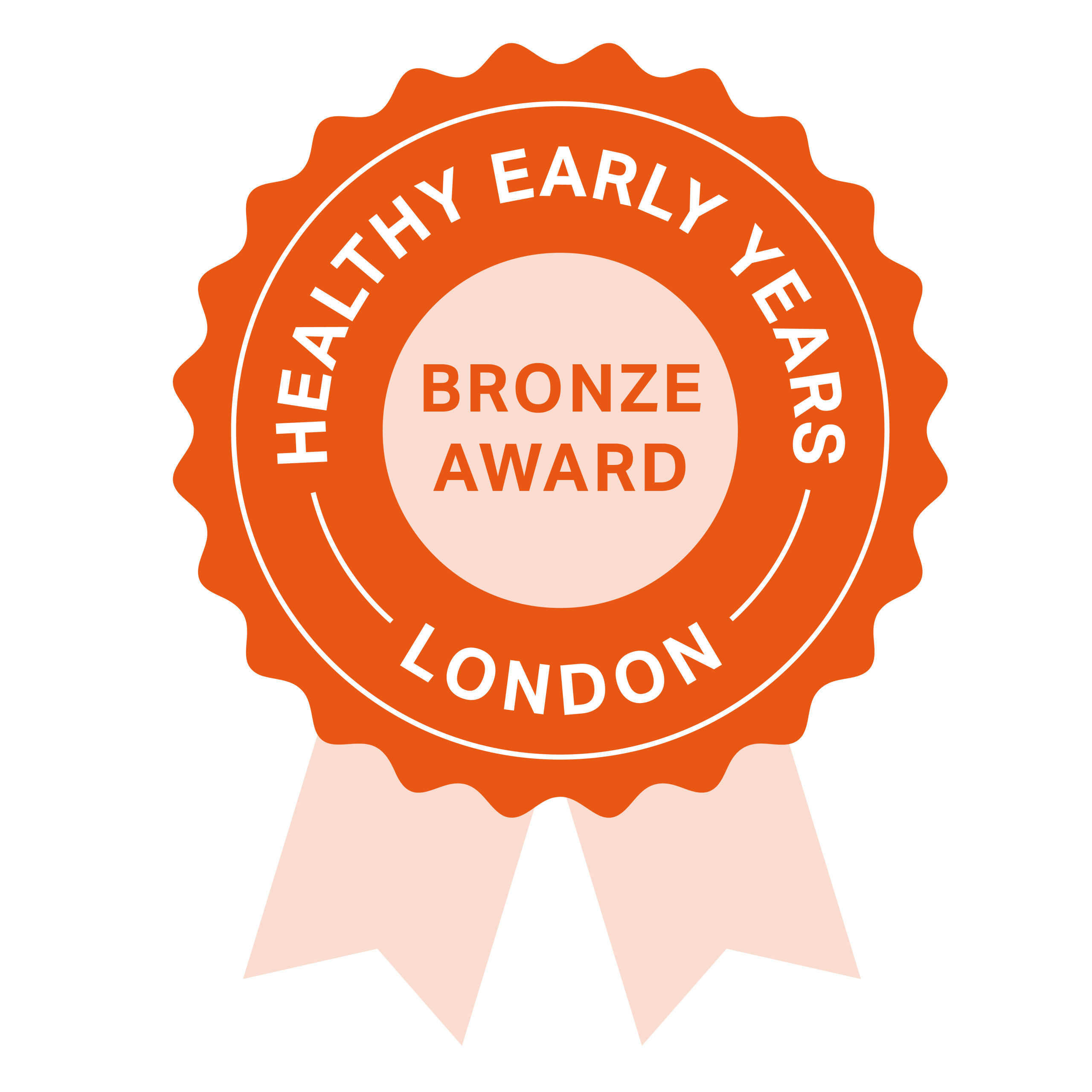 Healthy Early Years London Bronze Award Badge